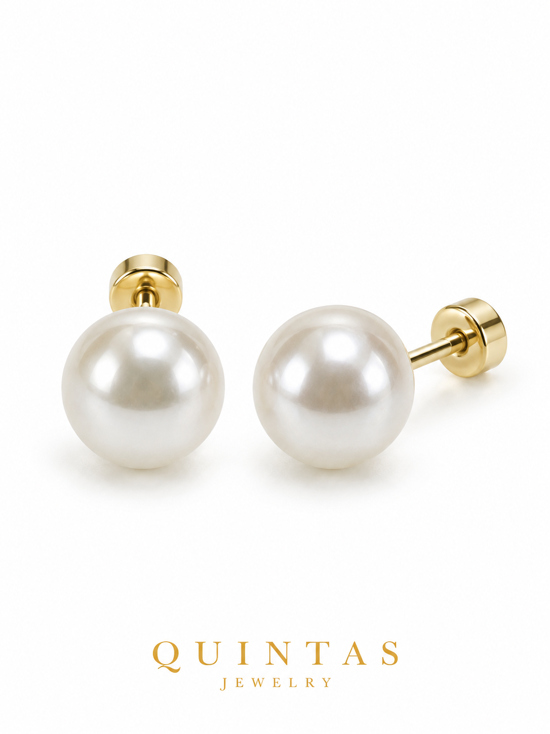 Grace Pearl Stud Earrings