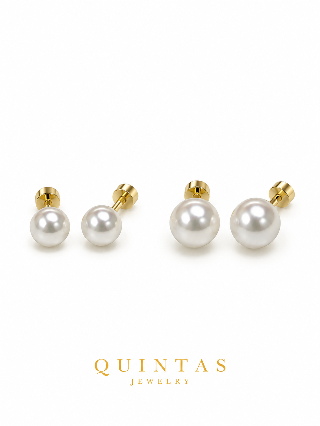 Grace Pearl Stud Earrings