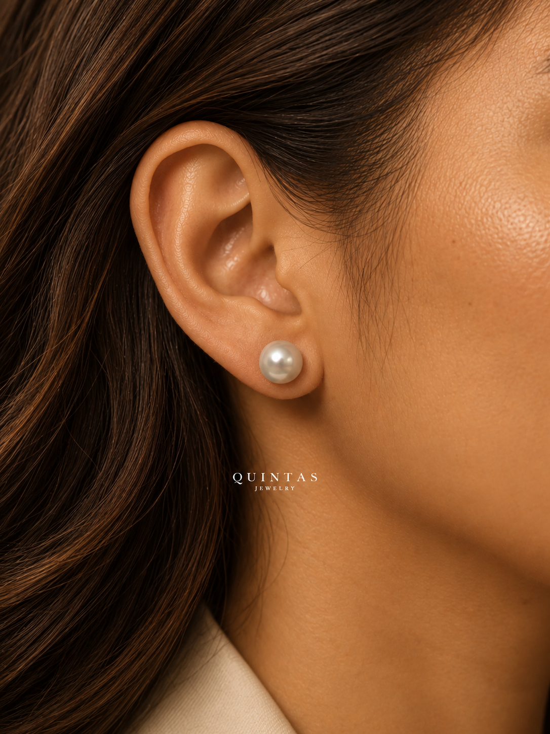 Grace Pearl Stud Earrings