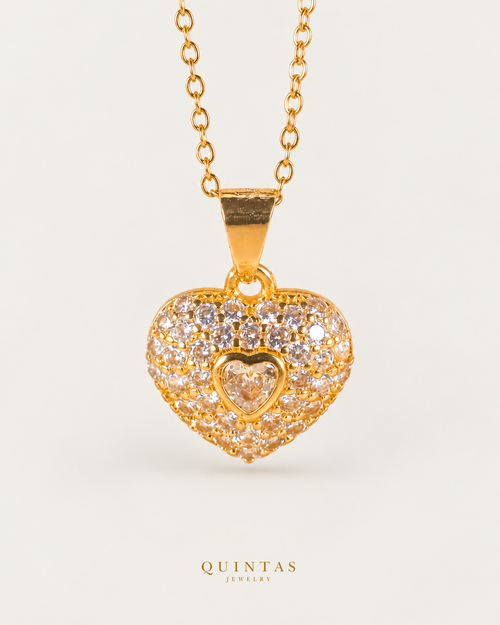 Sparkling Heart Necklace