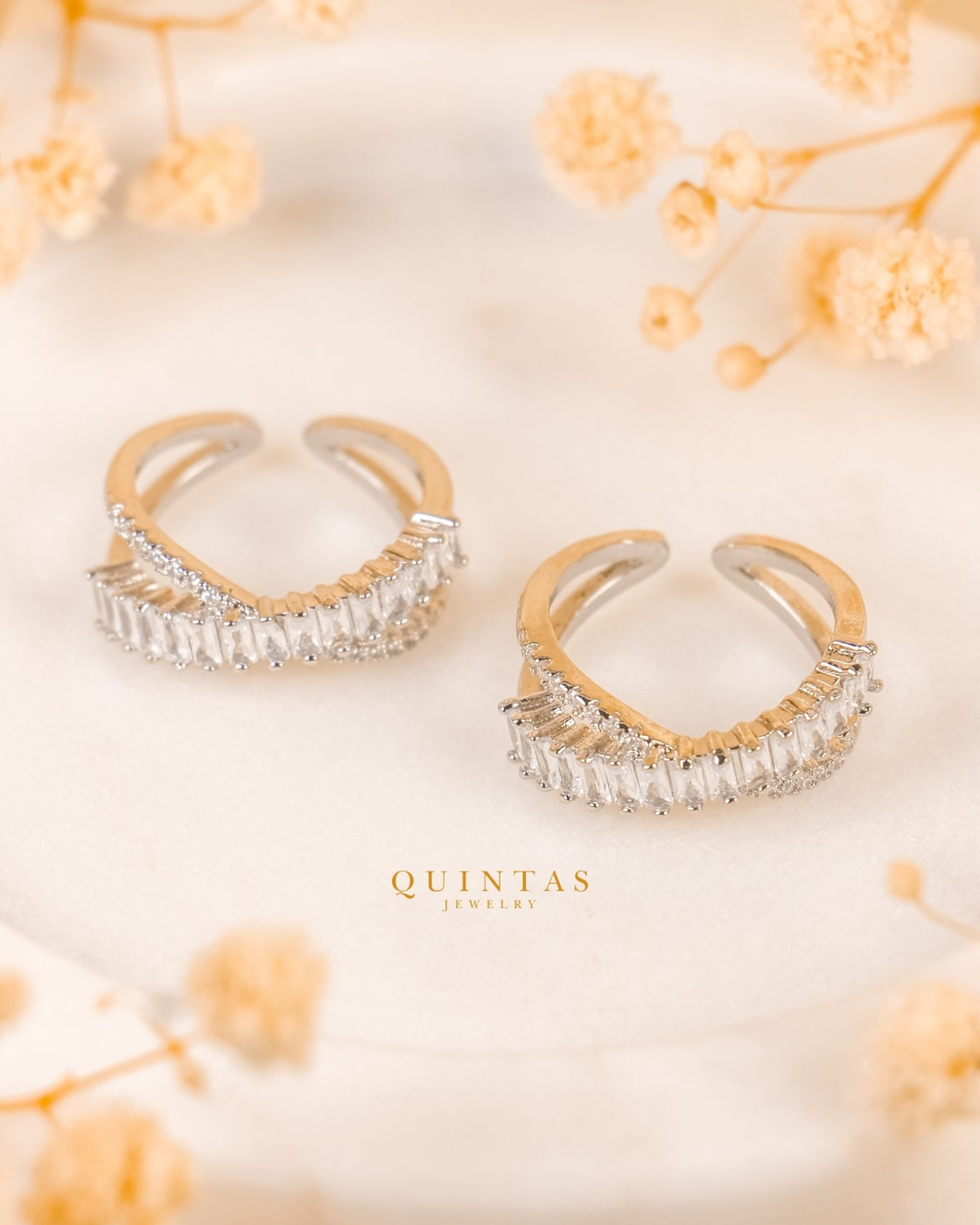 Elena Baguette Silver Infinity – original gallery view, proportional 4:5 crop