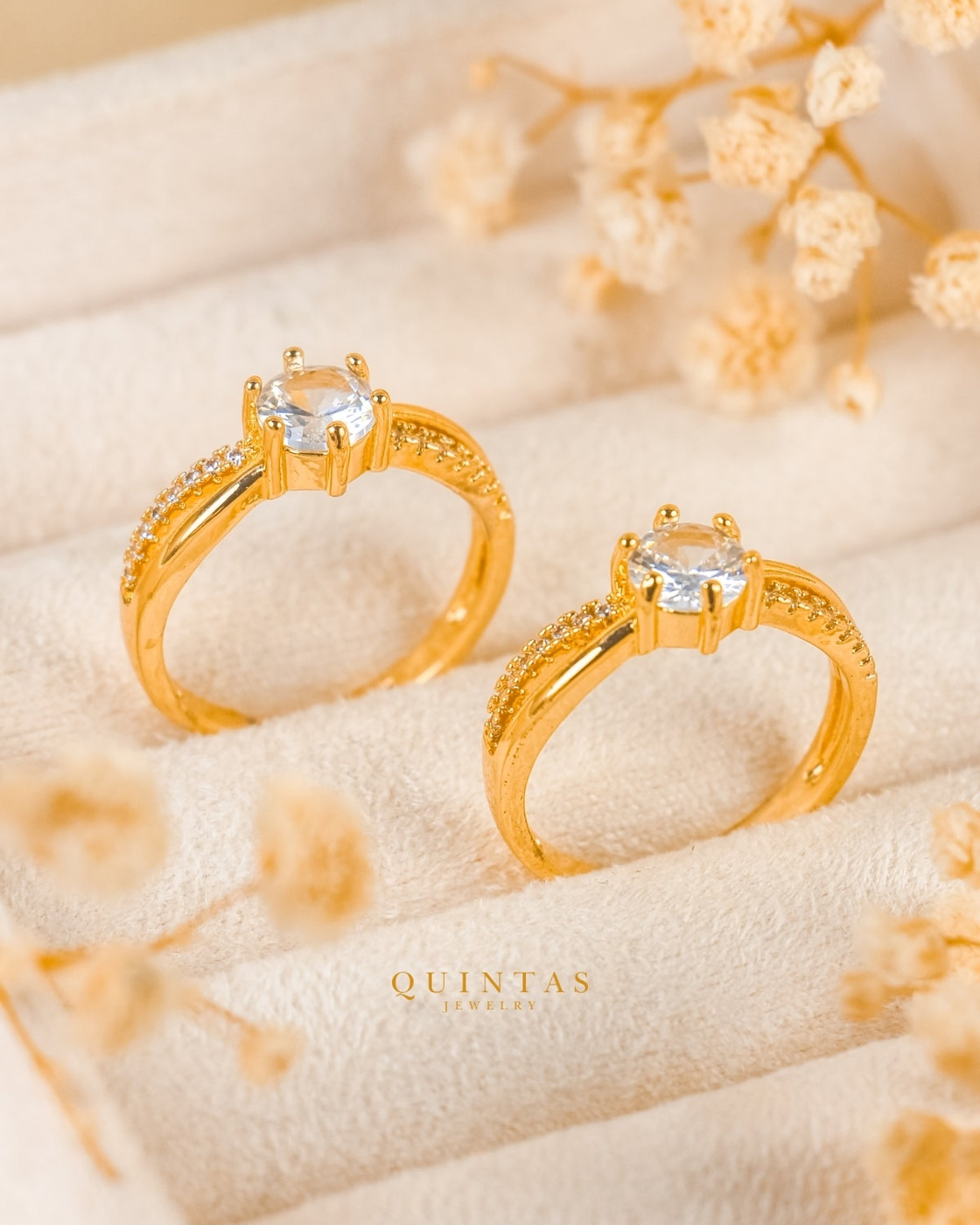 Celeste Solitaire Gold – original gallery view, proportional 4:5 crop