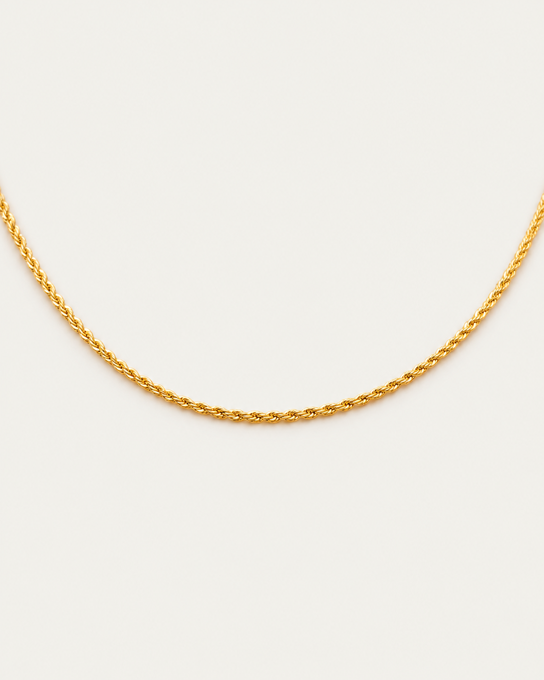 Rope Chain rope chain hero photographed angle on neutral greige