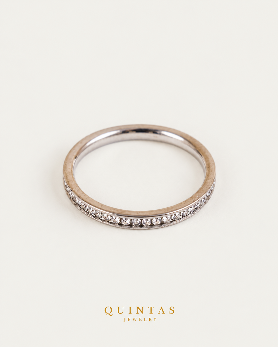 White Diamond Silver Ring — source-faithful companion view