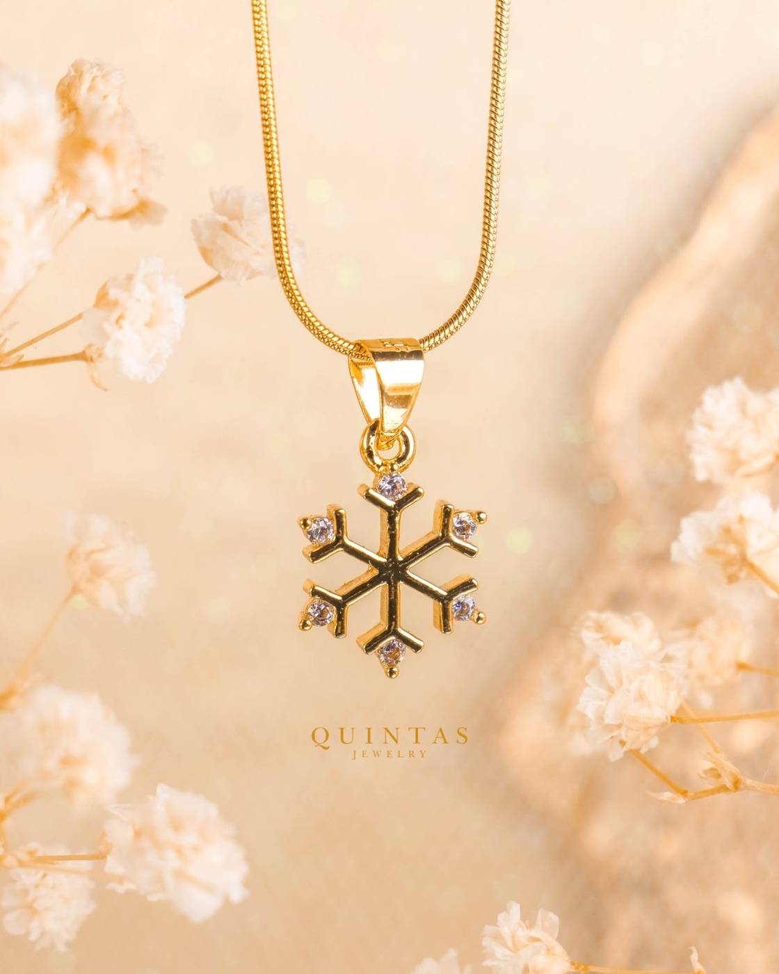 Princess Snowflake Necklace – original gallery view, proportional 4:5 crop