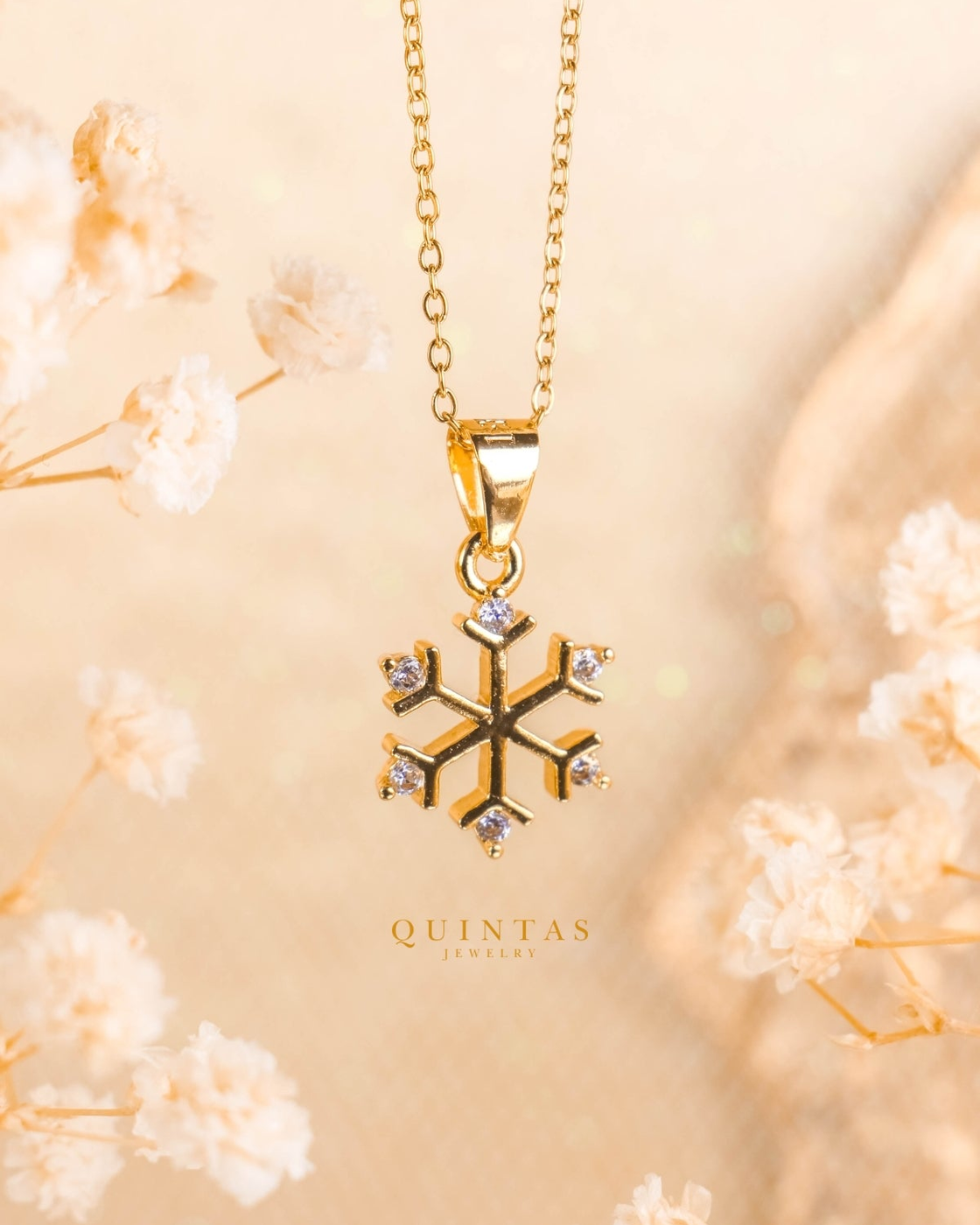 Princess Snowflake Necklace – original gallery view, proportional 4:5 crop