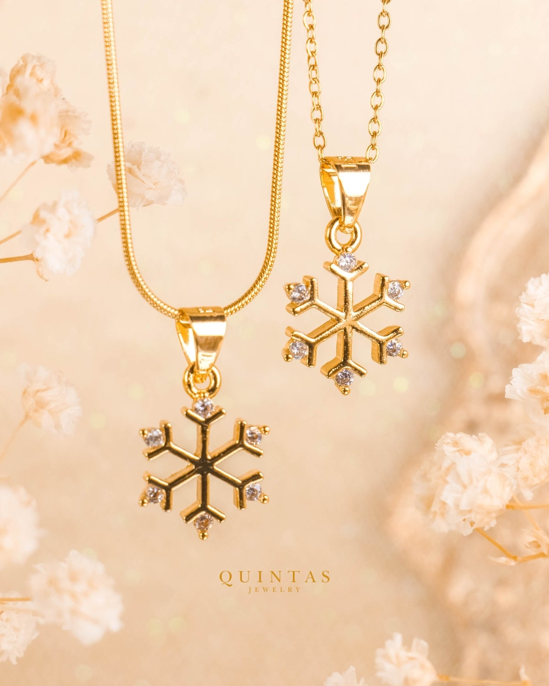 Princess Snowflake Necklace – original gallery view, proportional 4:5 crop