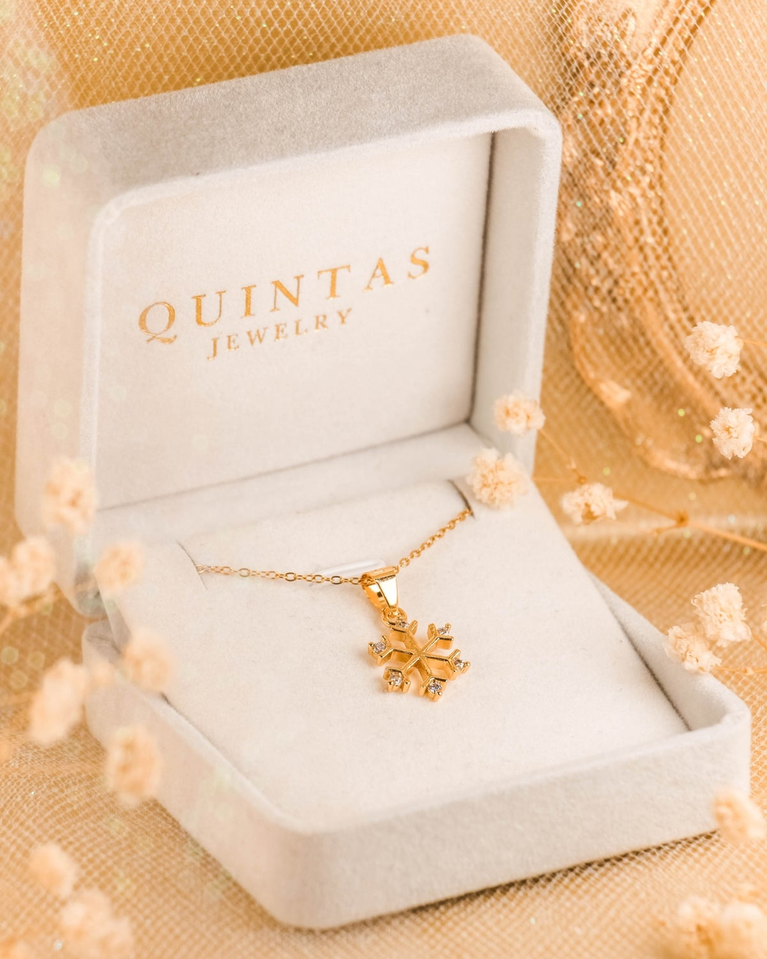 Princess Snowflake Necklace – original gallery view, proportional 4:5 crop
