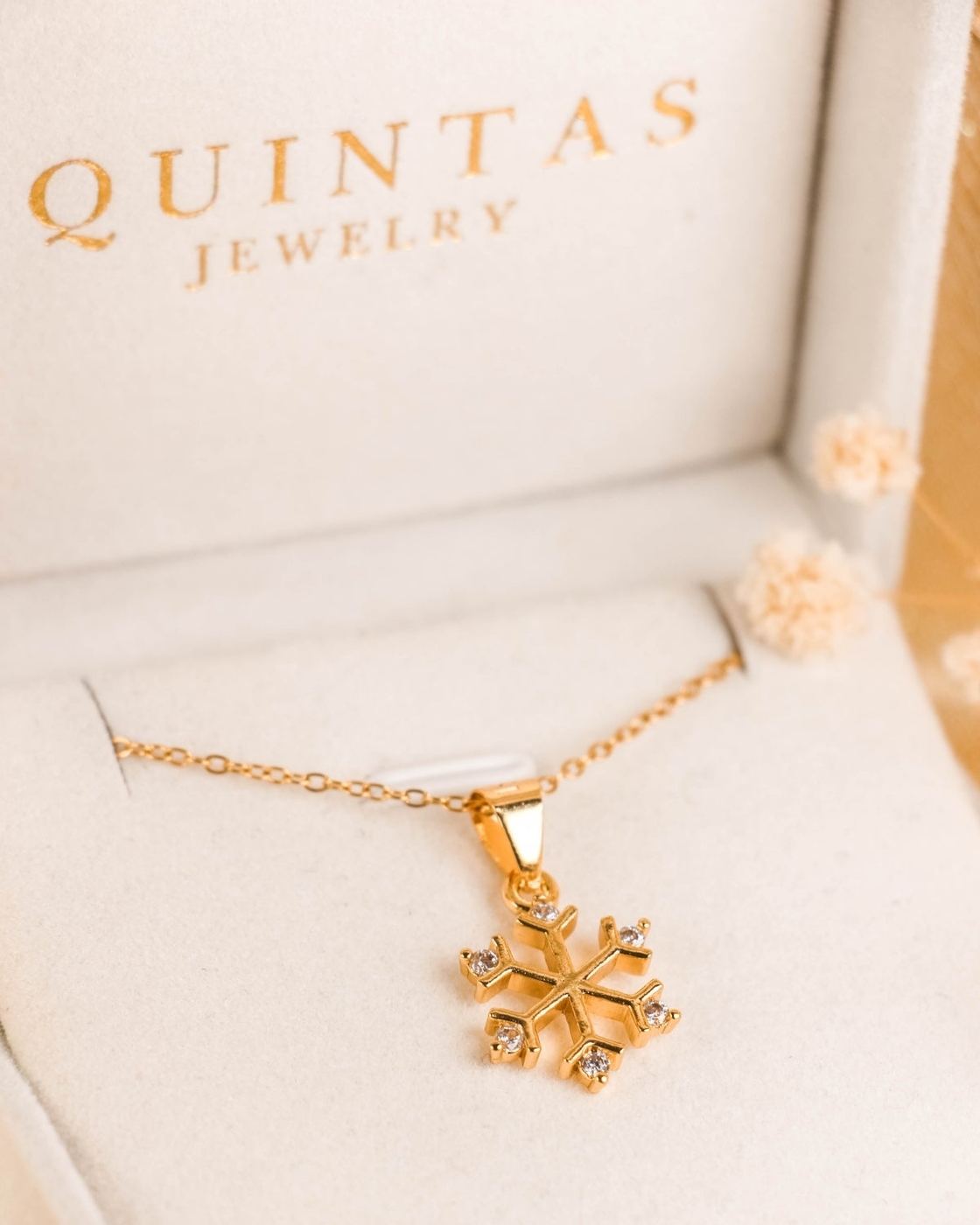 Princess Snowflake Necklace – original gallery view, proportional 4:5 crop