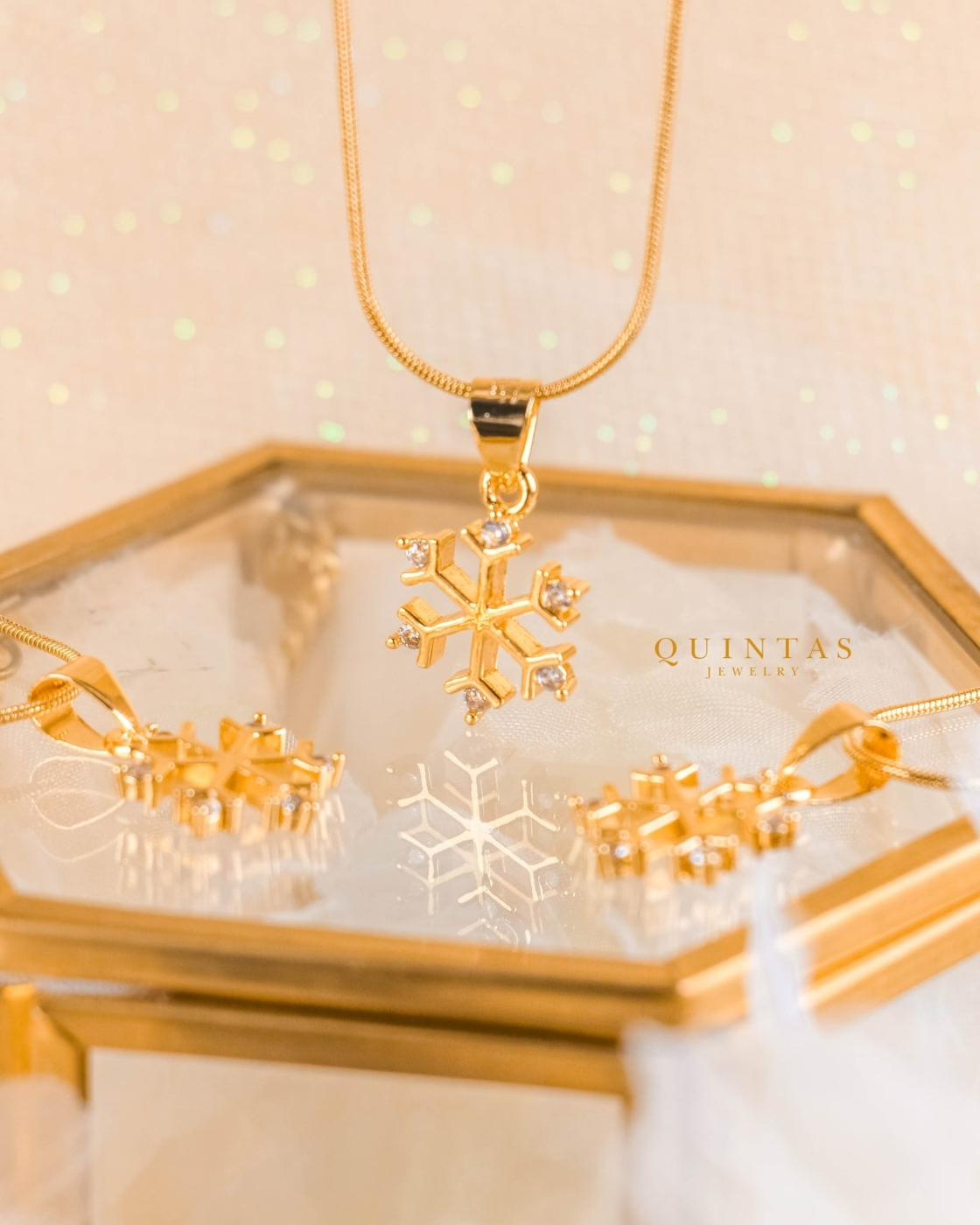Princess Snowflake Necklace – original gallery view, proportional 4:5 crop