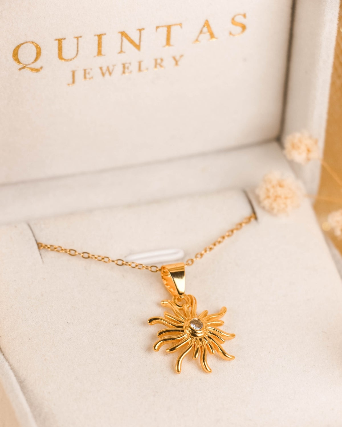 Tangled's Celestial Sun Necklace – original gallery view, proportional 4:5 crop