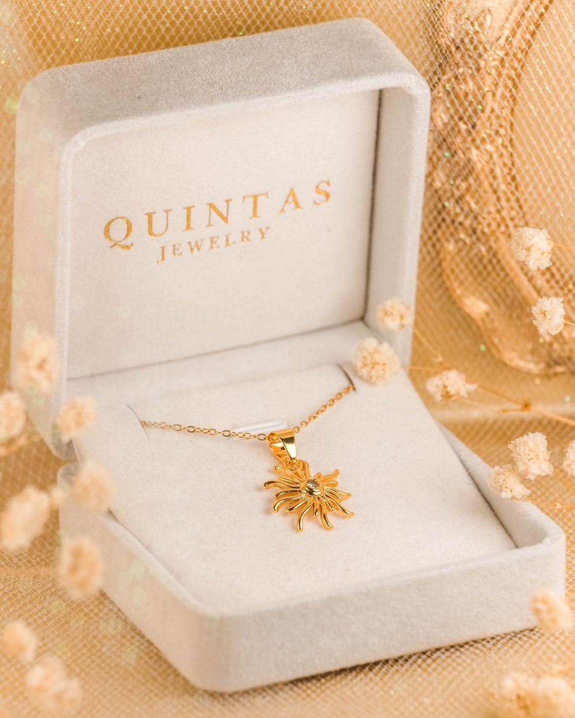Tangled's Celestial Sun Necklace – original gallery view, proportional 4:5 crop