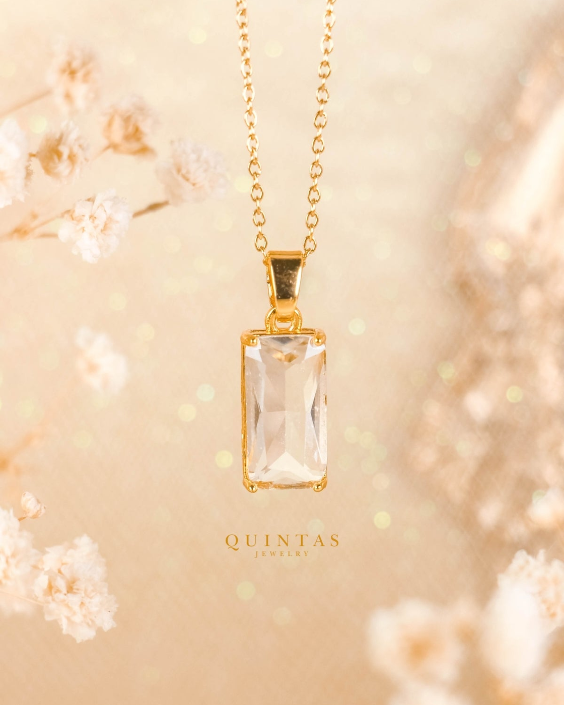 Classic Gemstone Necklace – original gallery view, proportional 4:5 crop