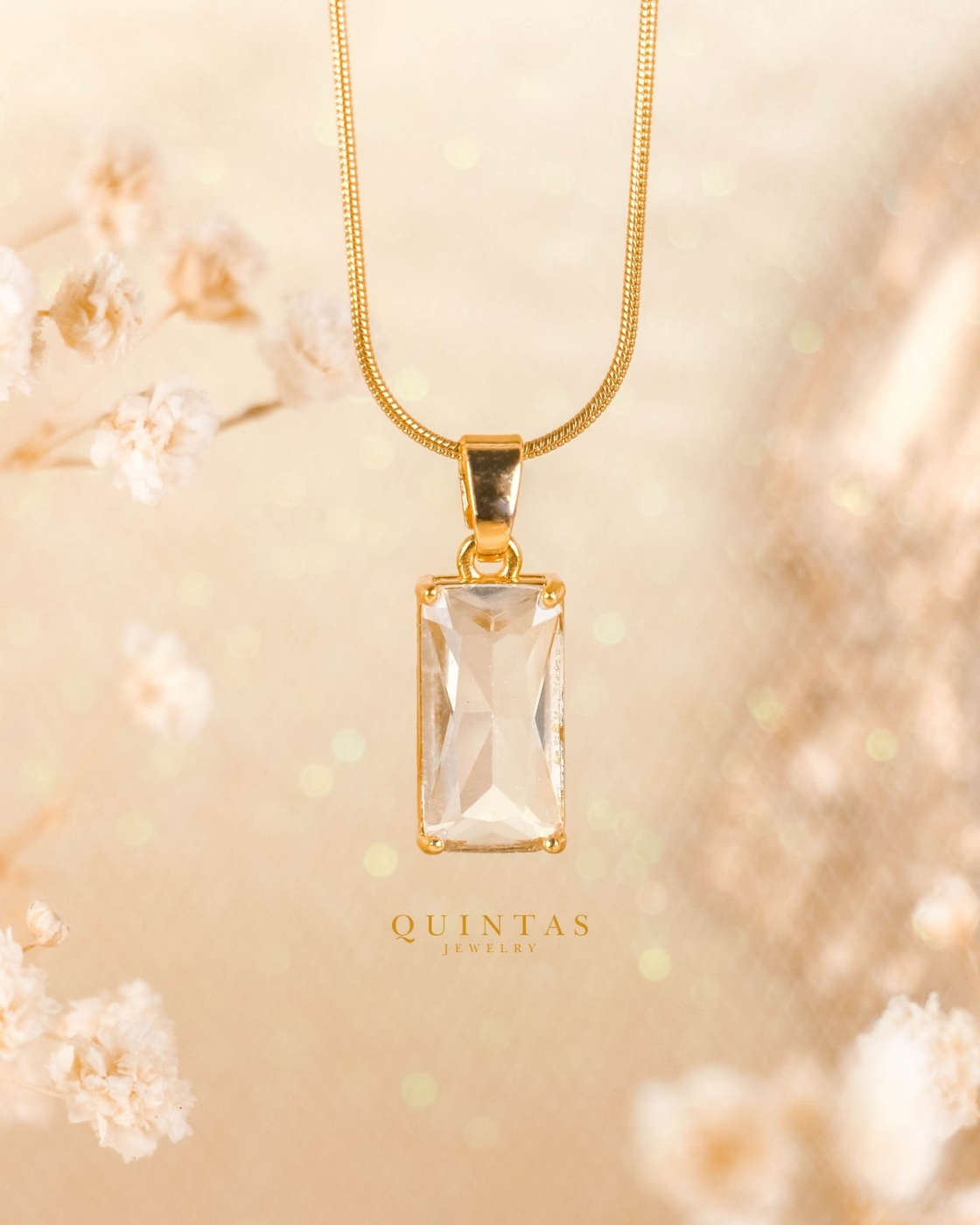 Classic Gemstone Necklace – original gallery view, proportional 4:5 crop