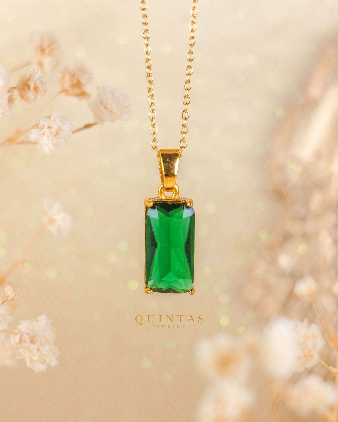 Classic Gemstone Necklace – original gallery view, proportional 4:5 crop