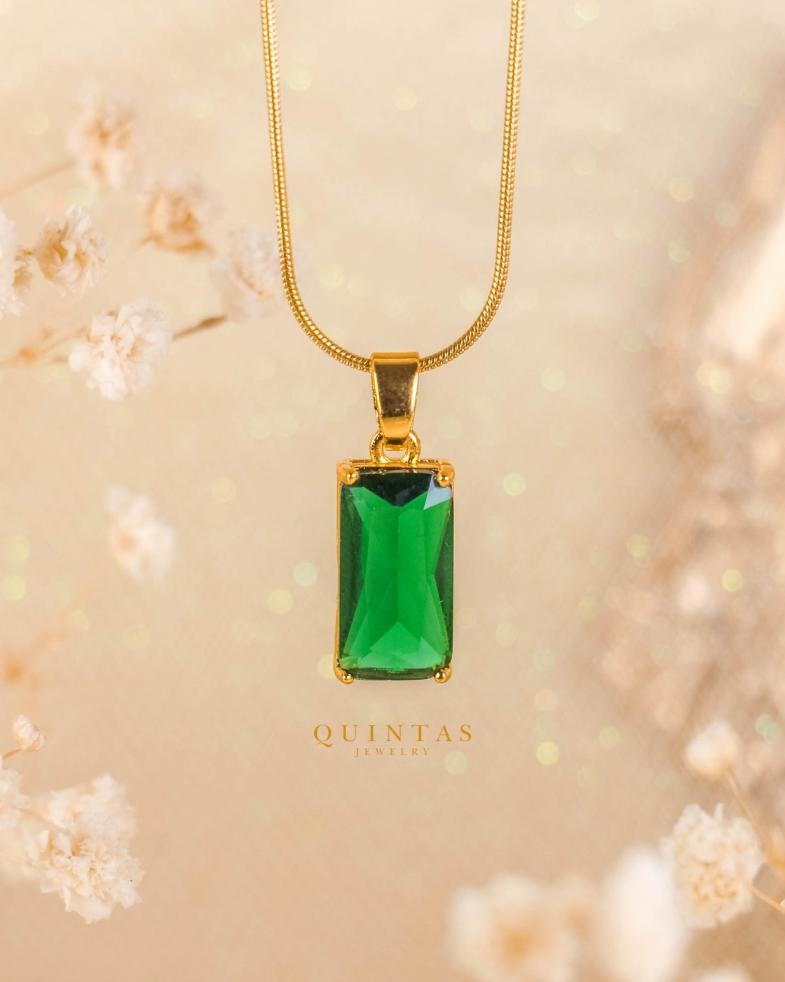 Classic Gemstone Necklace – original gallery view, proportional 4:5 crop