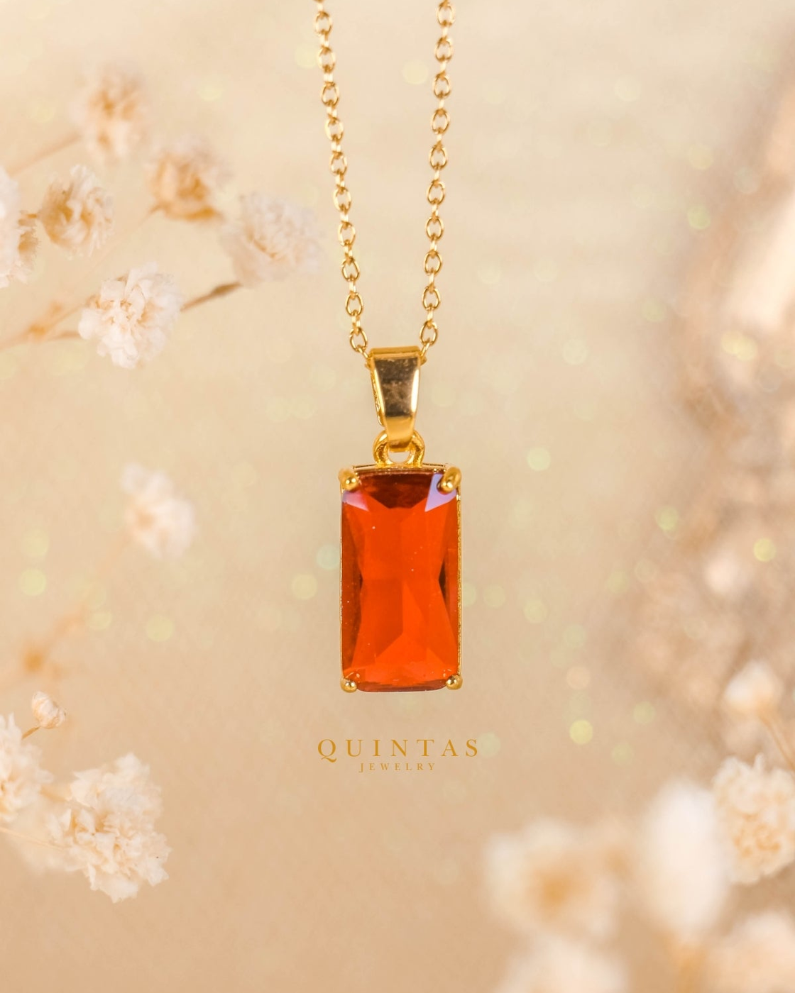 Classic Gemstone Necklace – original gallery view, proportional 4:5 crop