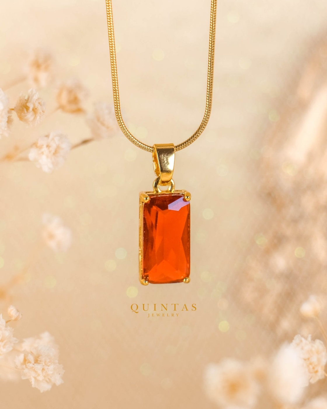 Classic Gemstone Necklace – original gallery view, proportional 4:5 crop