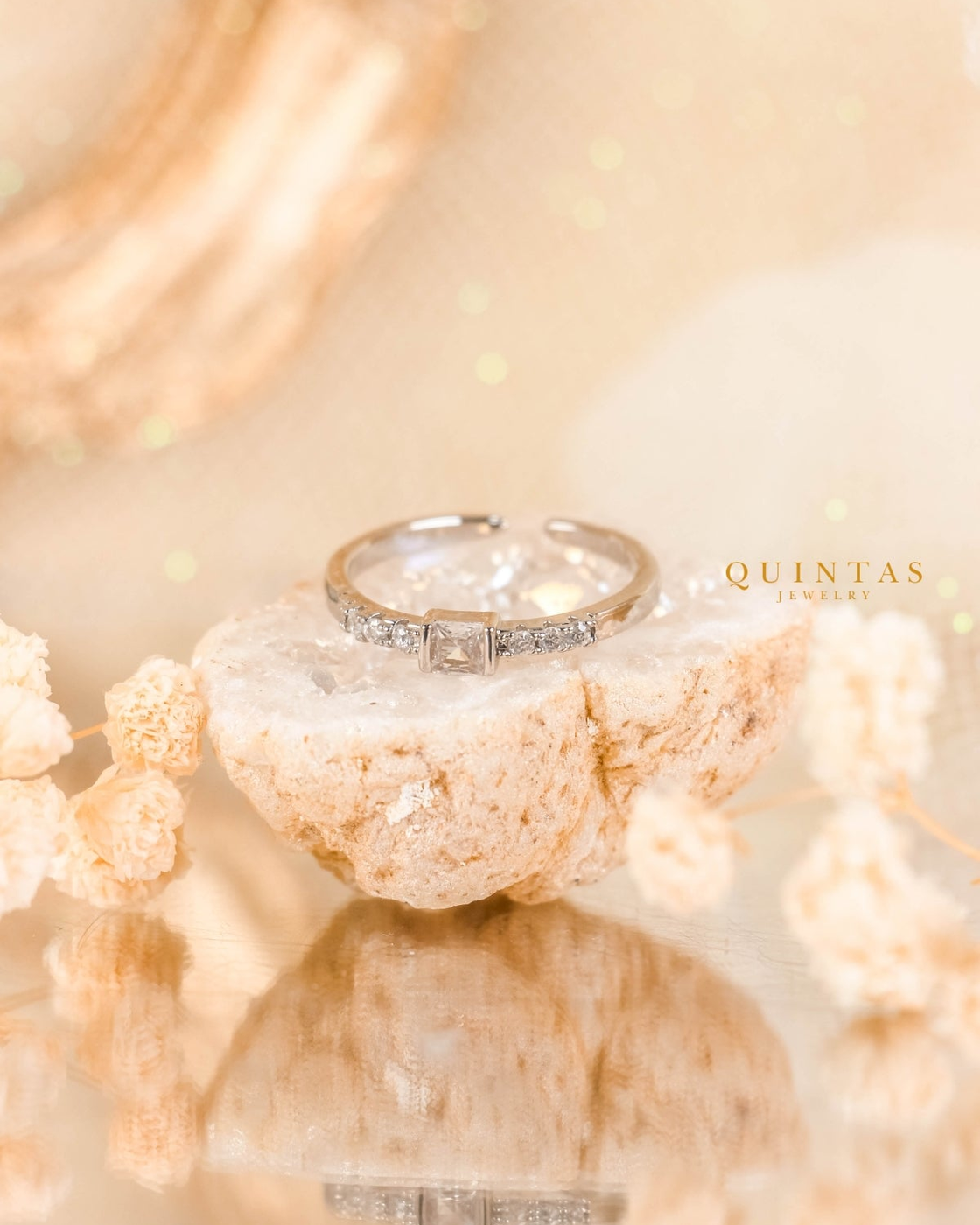 Jane Pure Elegance Silver Ring (Adjustable) – original gallery view, proportional 4:5 crop