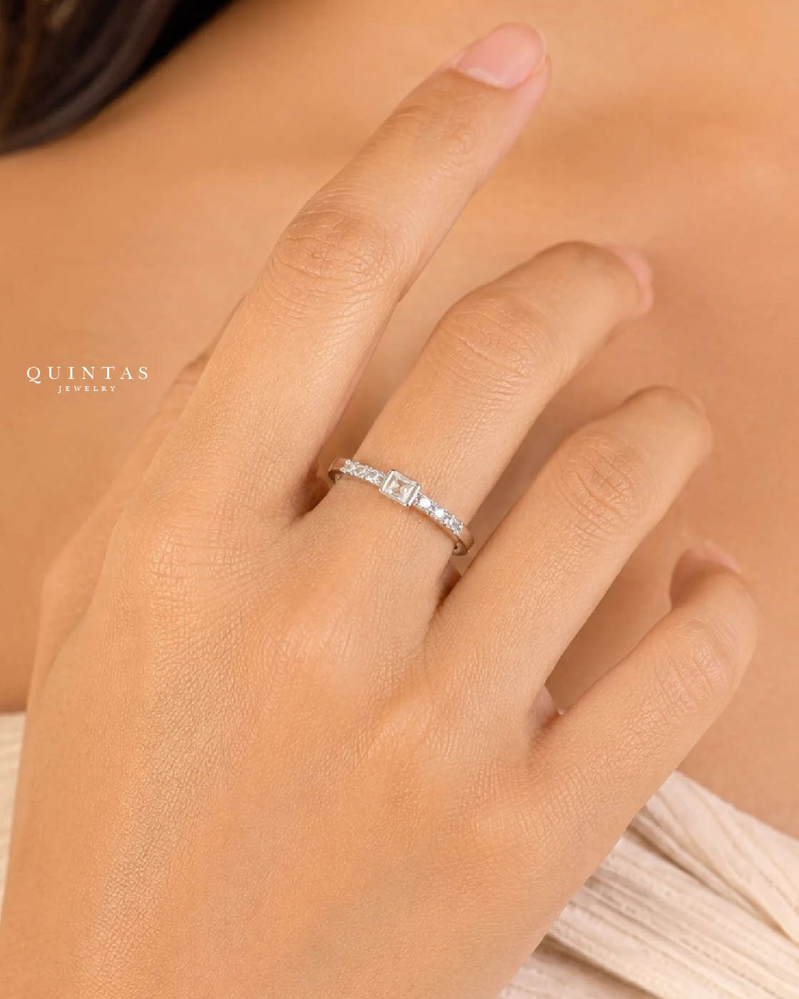 Jane Pure Elegance Silver Ring (Adjustable) – original gallery view, proportional 4:5 crop