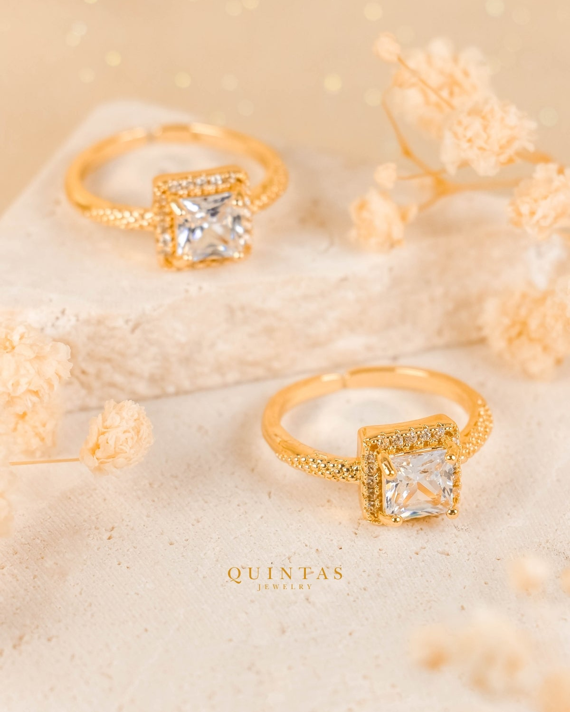 Catherine's Royal Diamond Ring (Adjustable) – original gallery view, proportional 4:5 crop