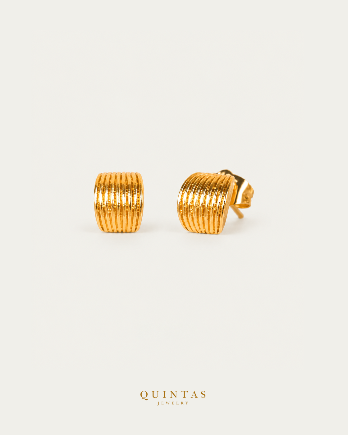 Selene Bold Stud Earrings existing source-checked main, smaller framing and canonical logo