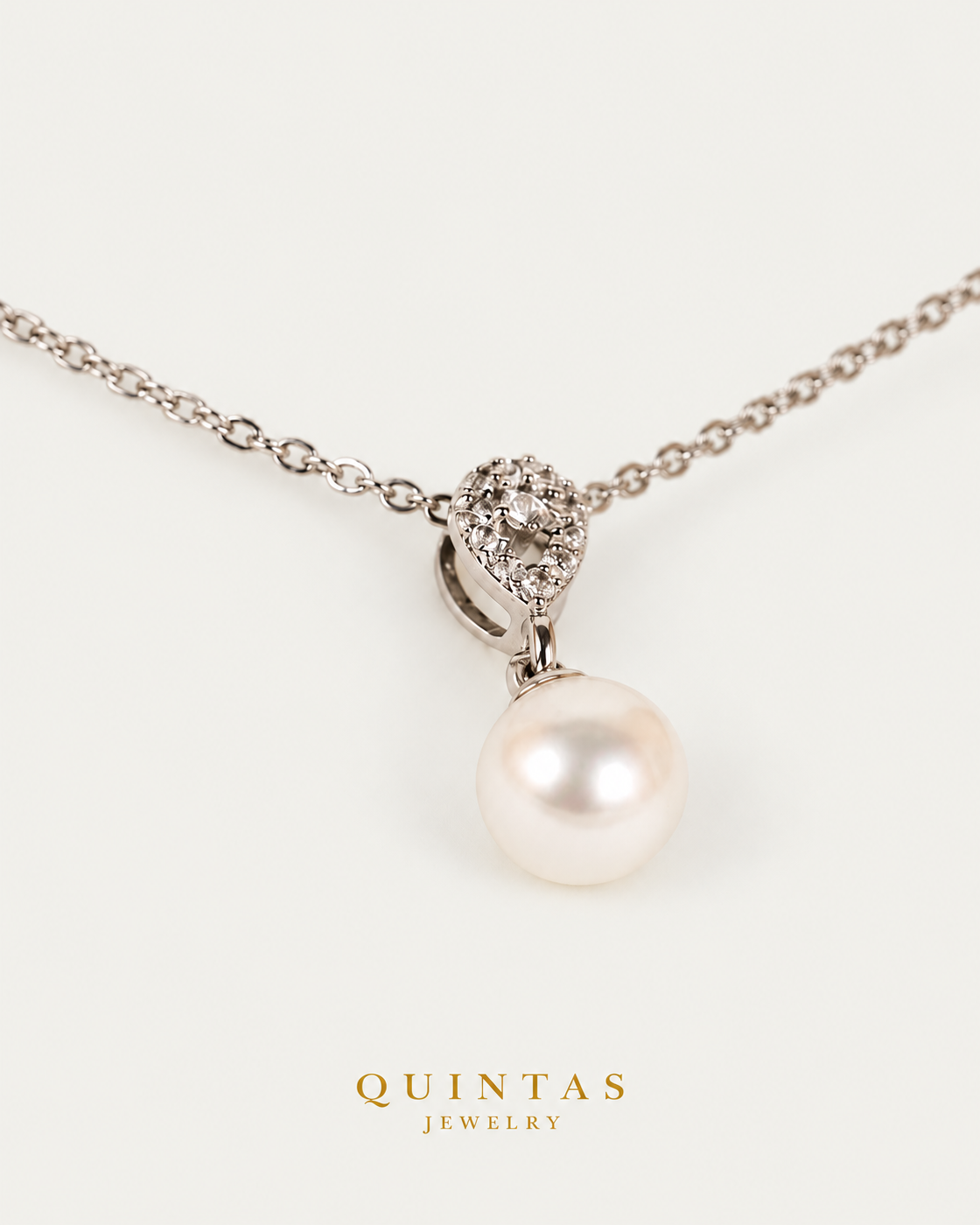Althea Pearl Silver Necklace, alternate physical-source detail angle, neutral greige