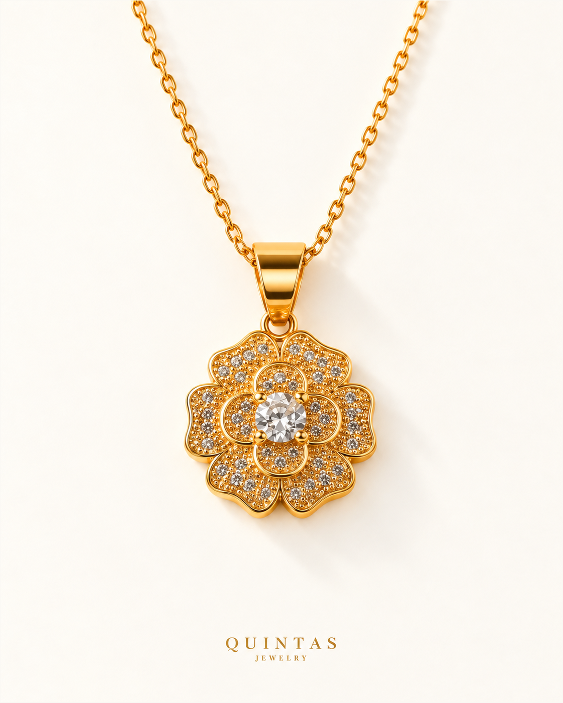 Gardenia Flower Necklace