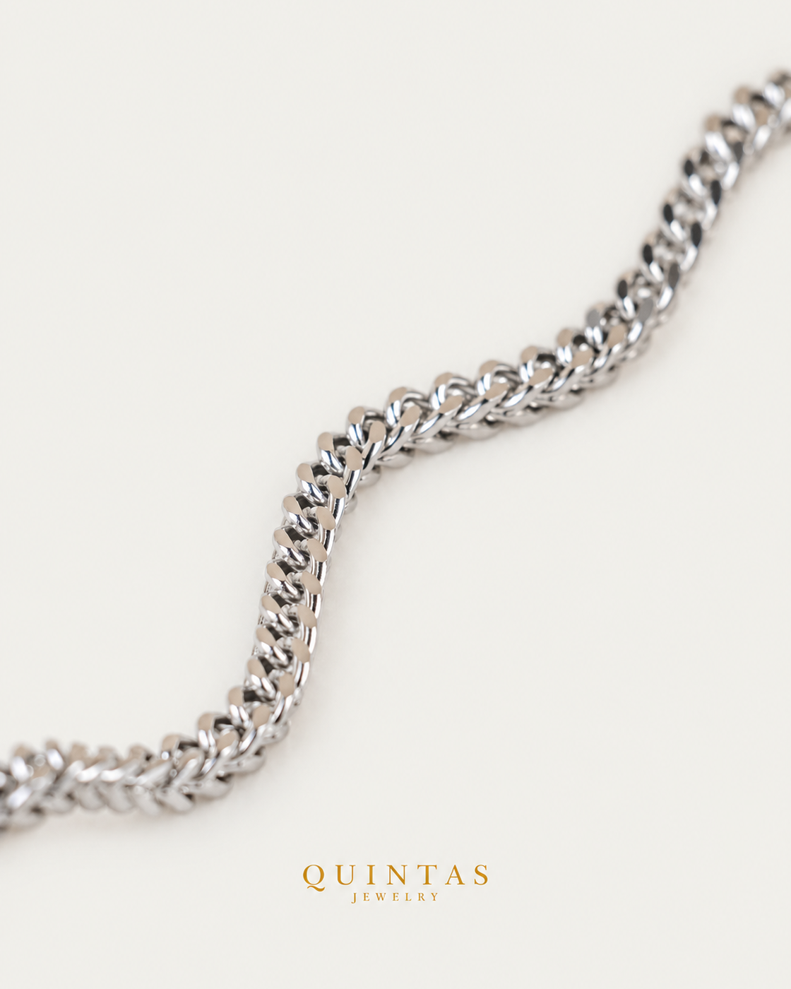 Square-Cuban-Silver companion on neutral greige