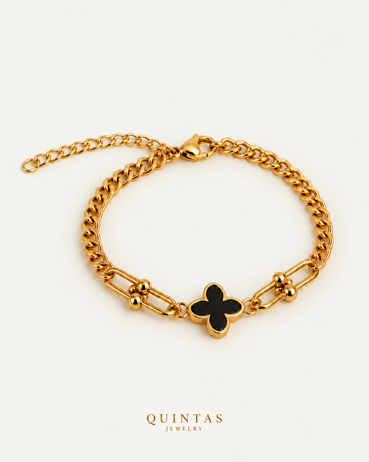 Classic Clover Fleur Bracelet — main photo with Quintas logo