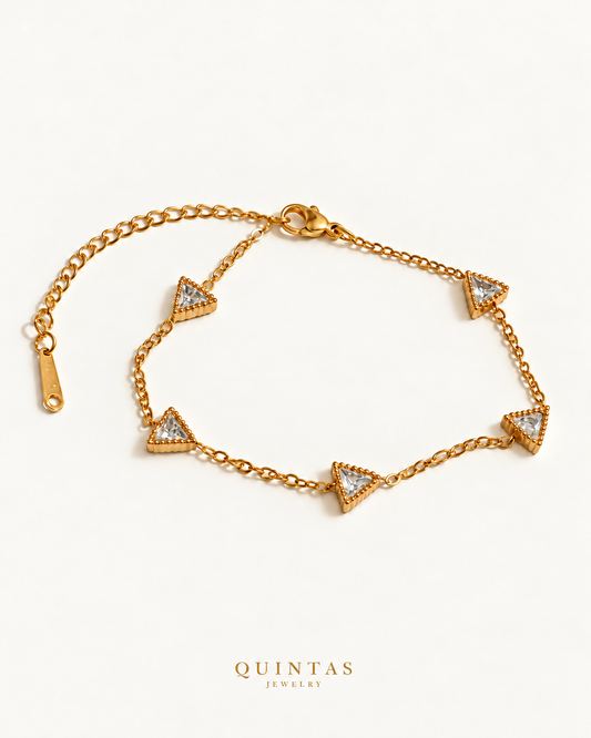 Trielle Crystal Bracelet — off-white main photo