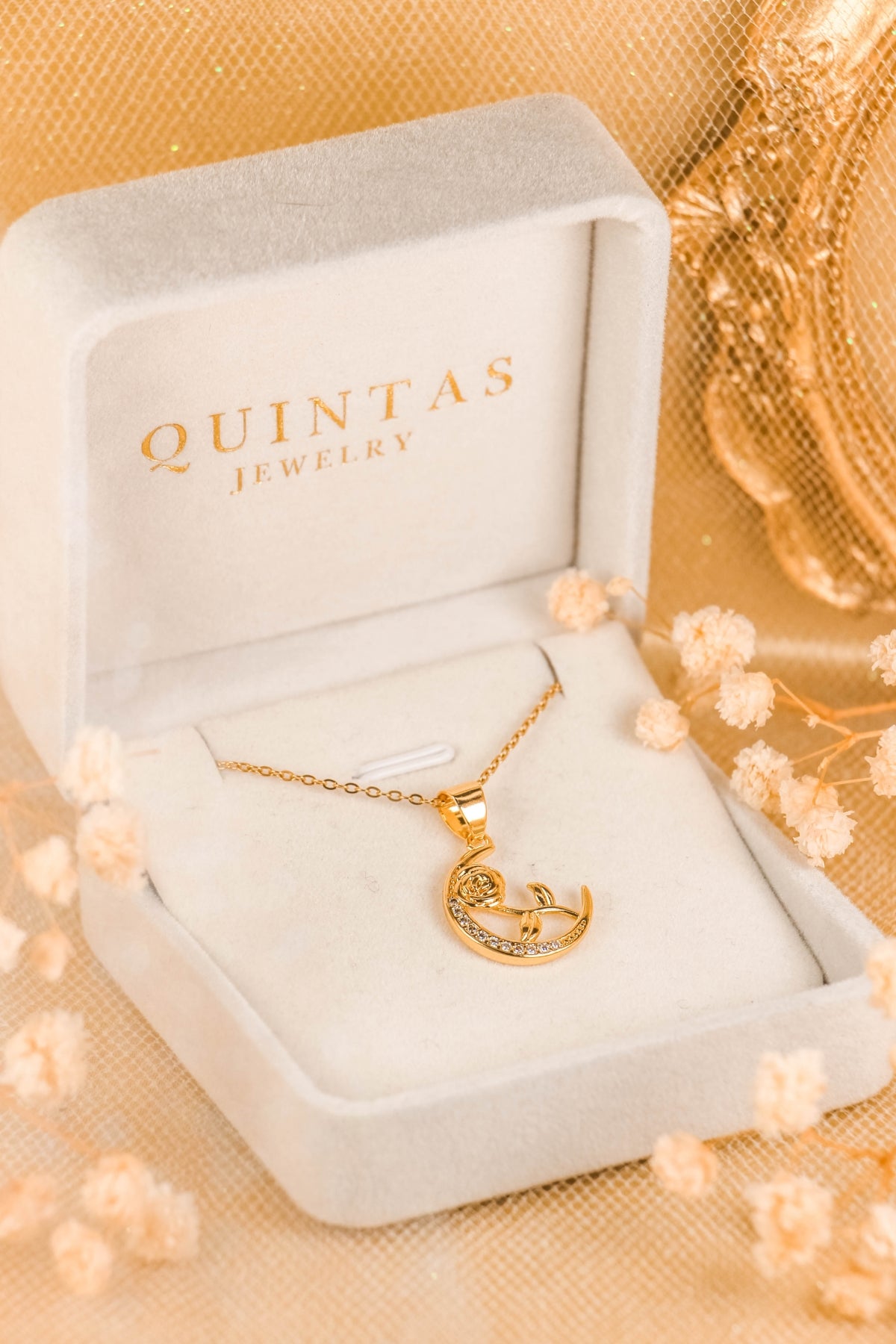 Midnight Rose Necklace