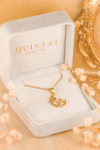 Midnight Rose Necklace