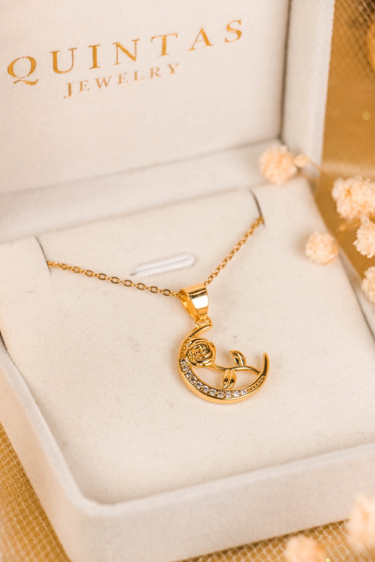 Midnight Rose Necklace
