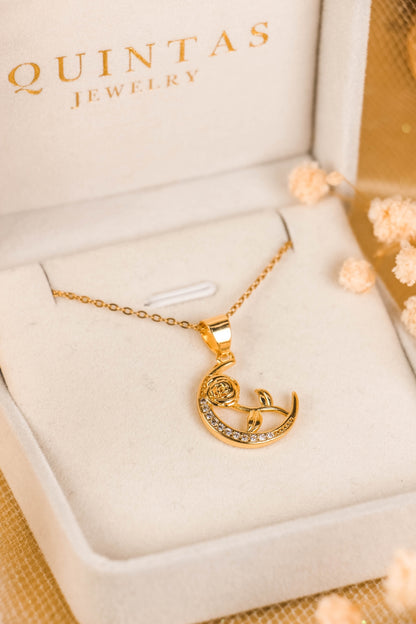 Midnight Rose Necklace
