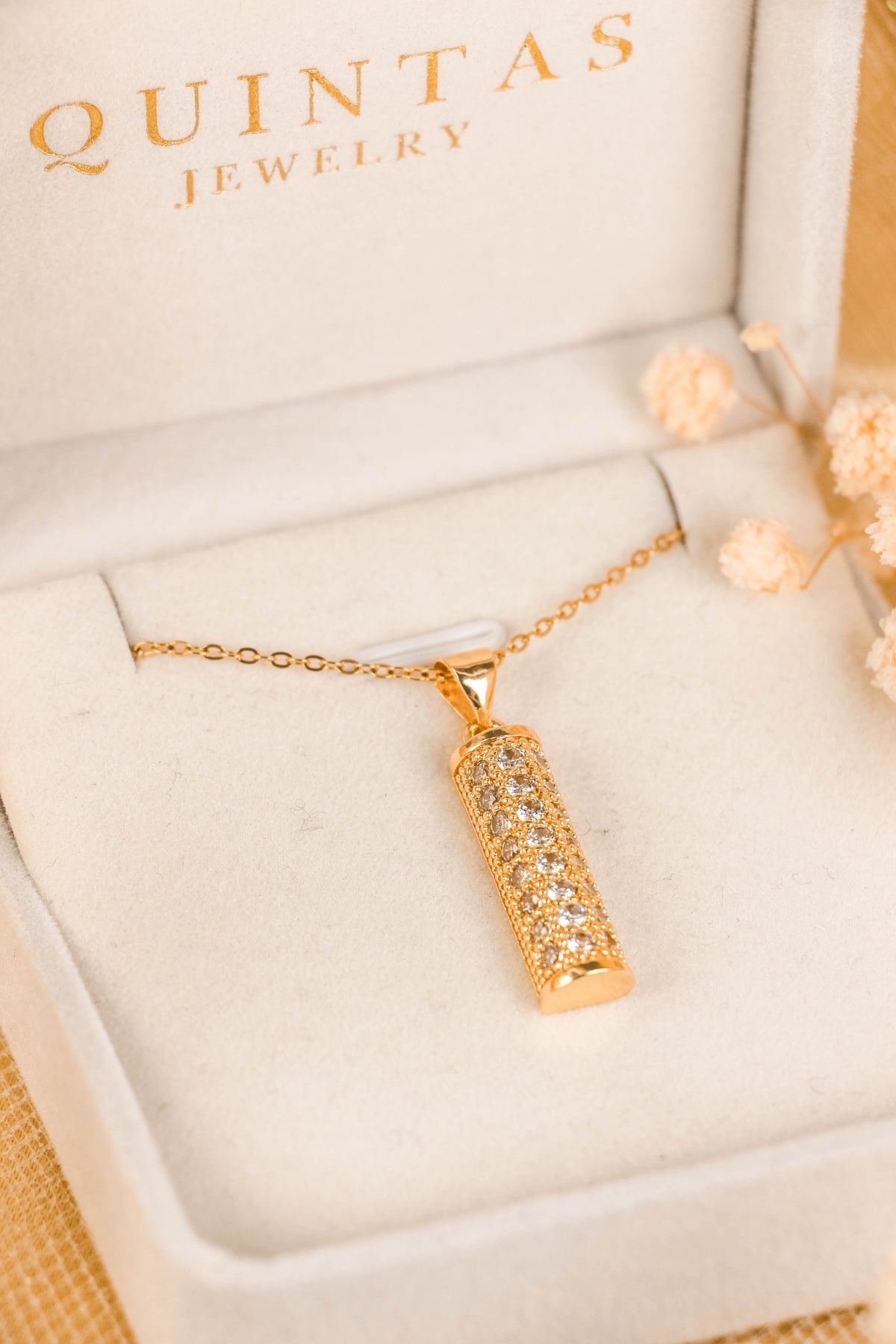 Rocco Gold Bar Necklace