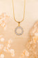 Elara Diamond Circle Necklace