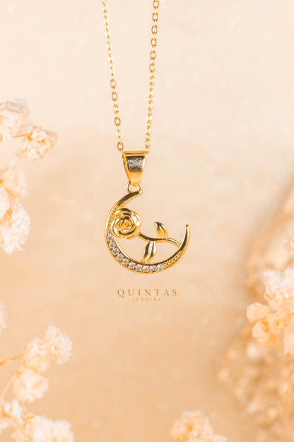 Midnight Rose Necklace