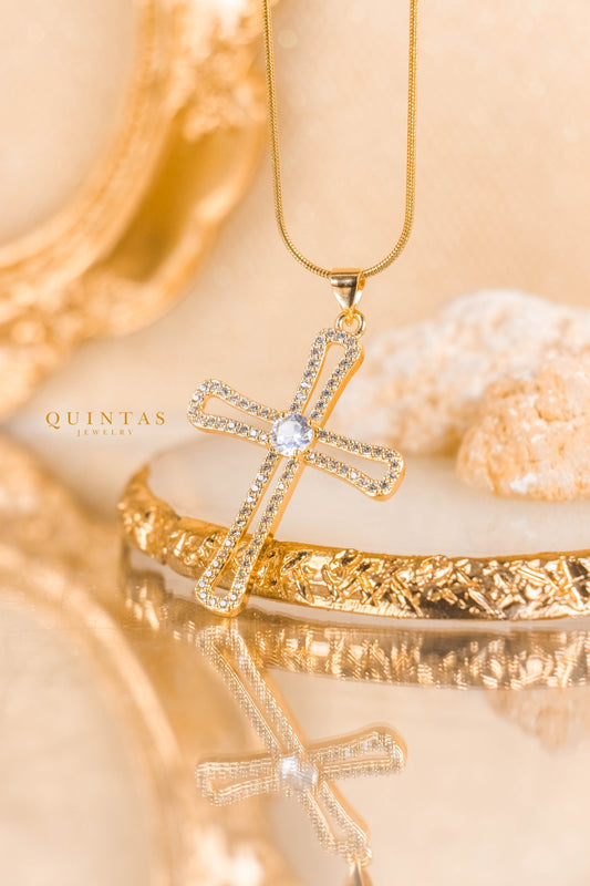 Michael Majestic Diamond Cross Necklace