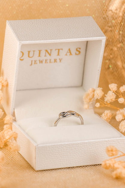 Infinity Silver Ring (Adjustable)