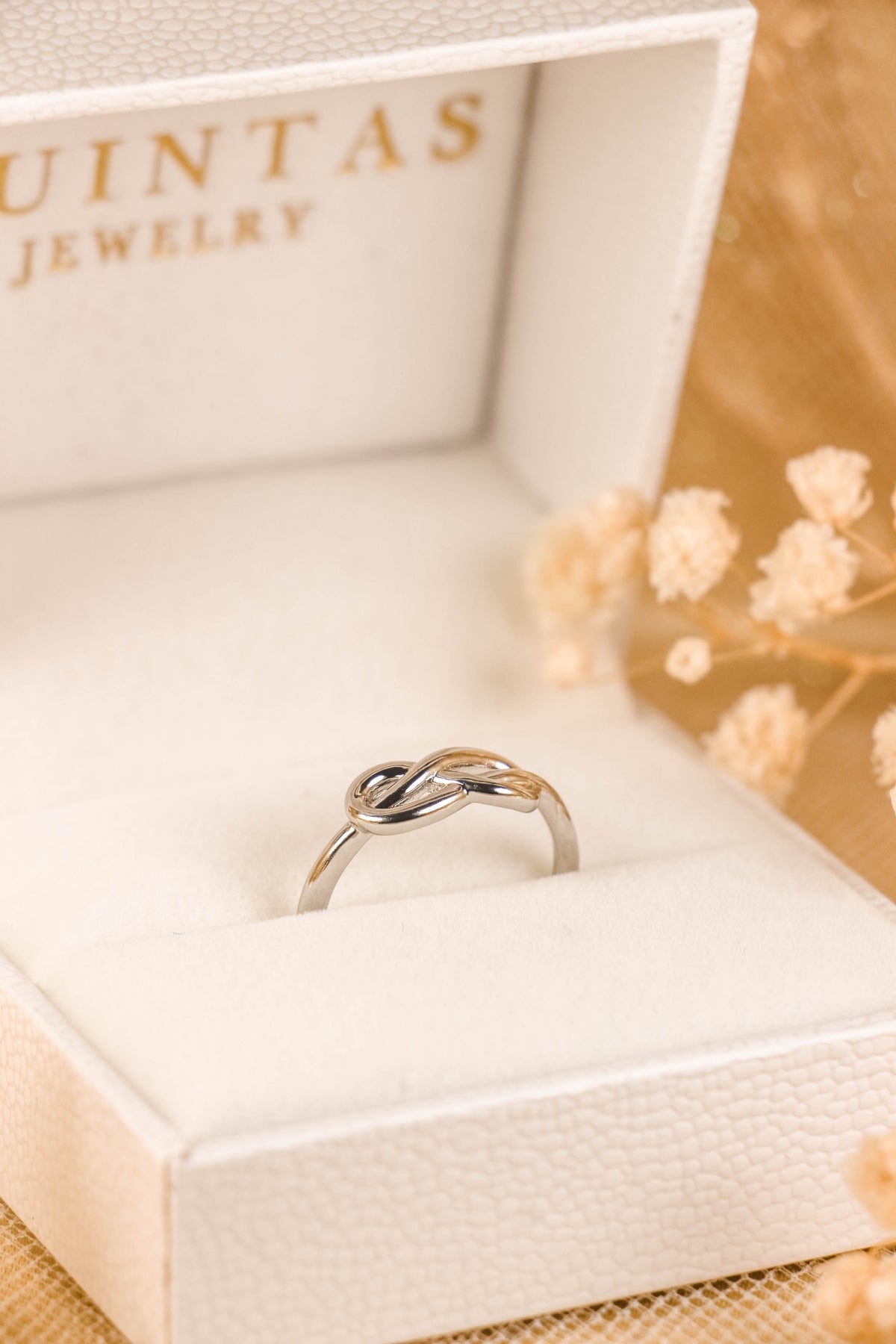 Infinity Silver Ring (Adjustable)