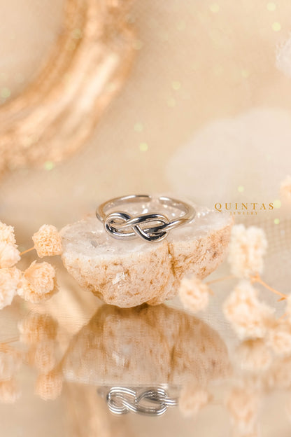 Infinity Silver Ring (Adjustable)