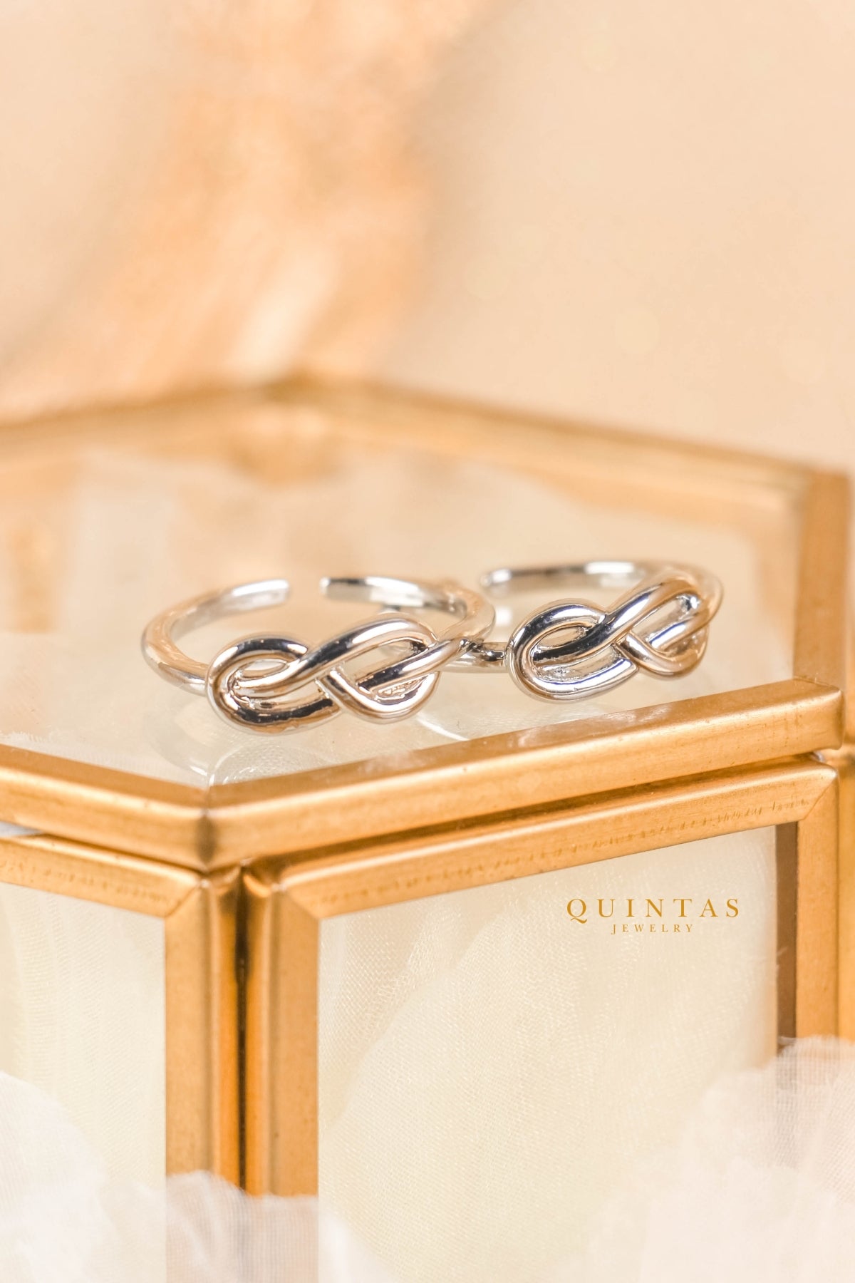 Infinity Silver Ring (Adjustable)