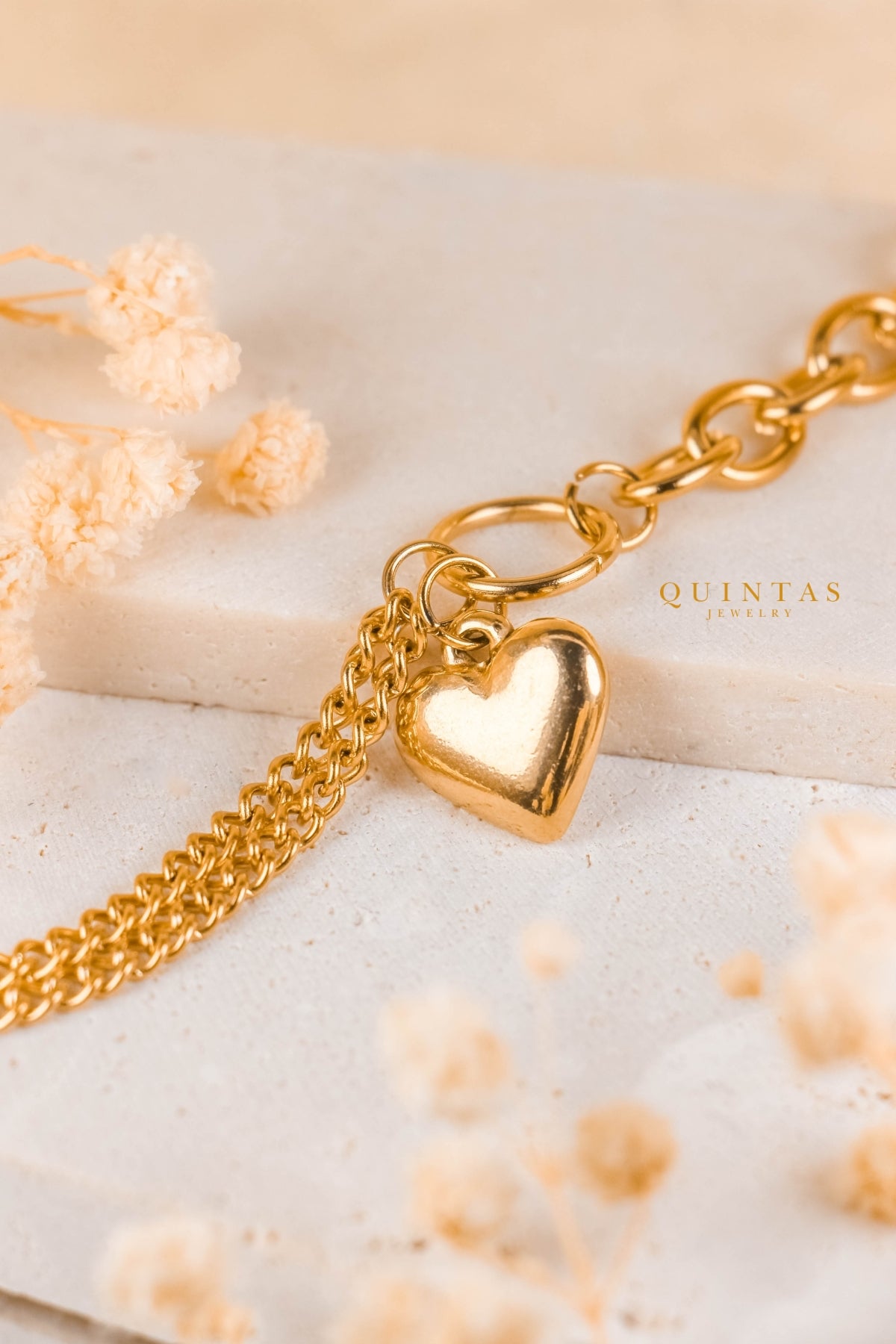 Eva Heart Chain Bracelet