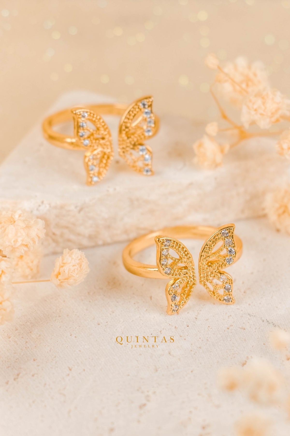 Charlotte Butterfly Ring (Adjustable)