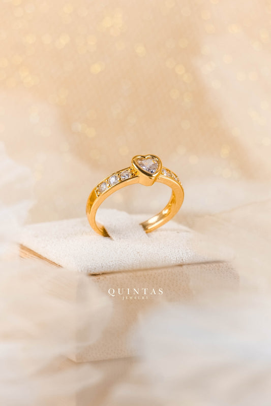Sweetheart Diamond Ring (Adjustable)