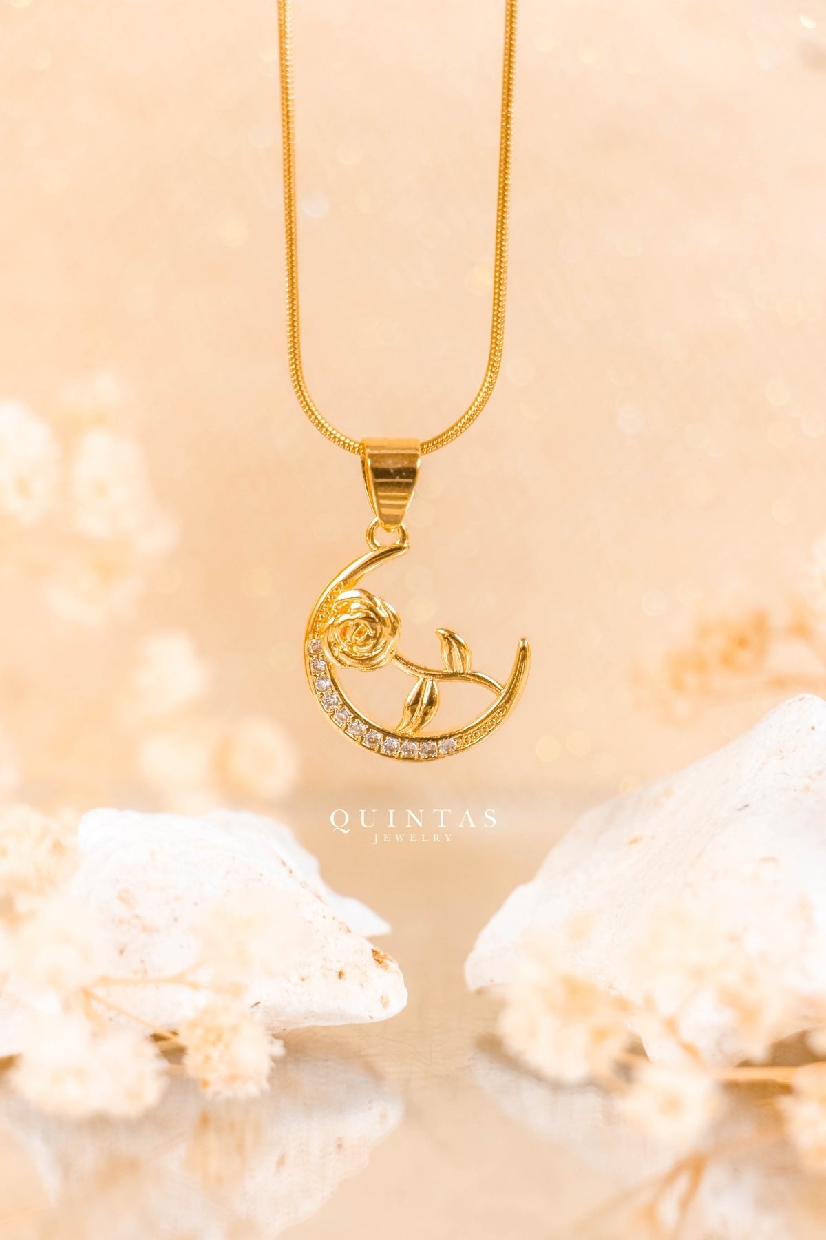 Midnight Rose Necklace