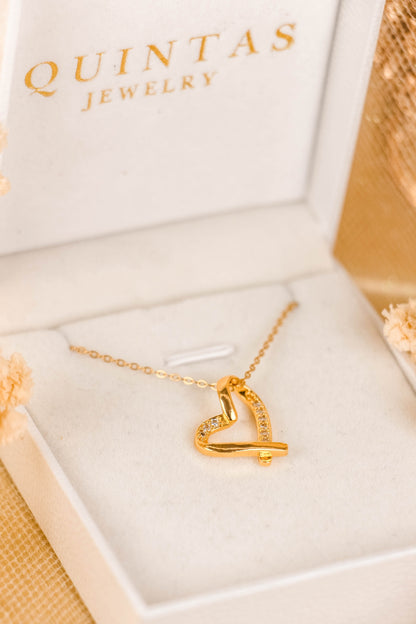 Ava Timeless Heart Necklace