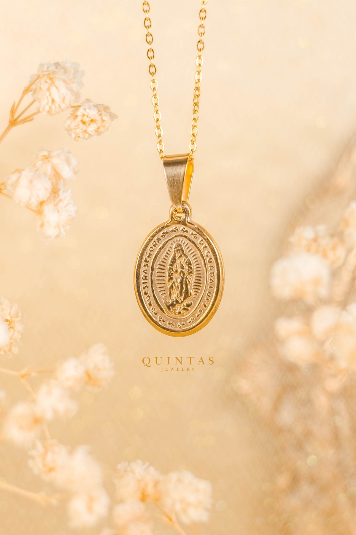 Guadalupe Medallion Necklace