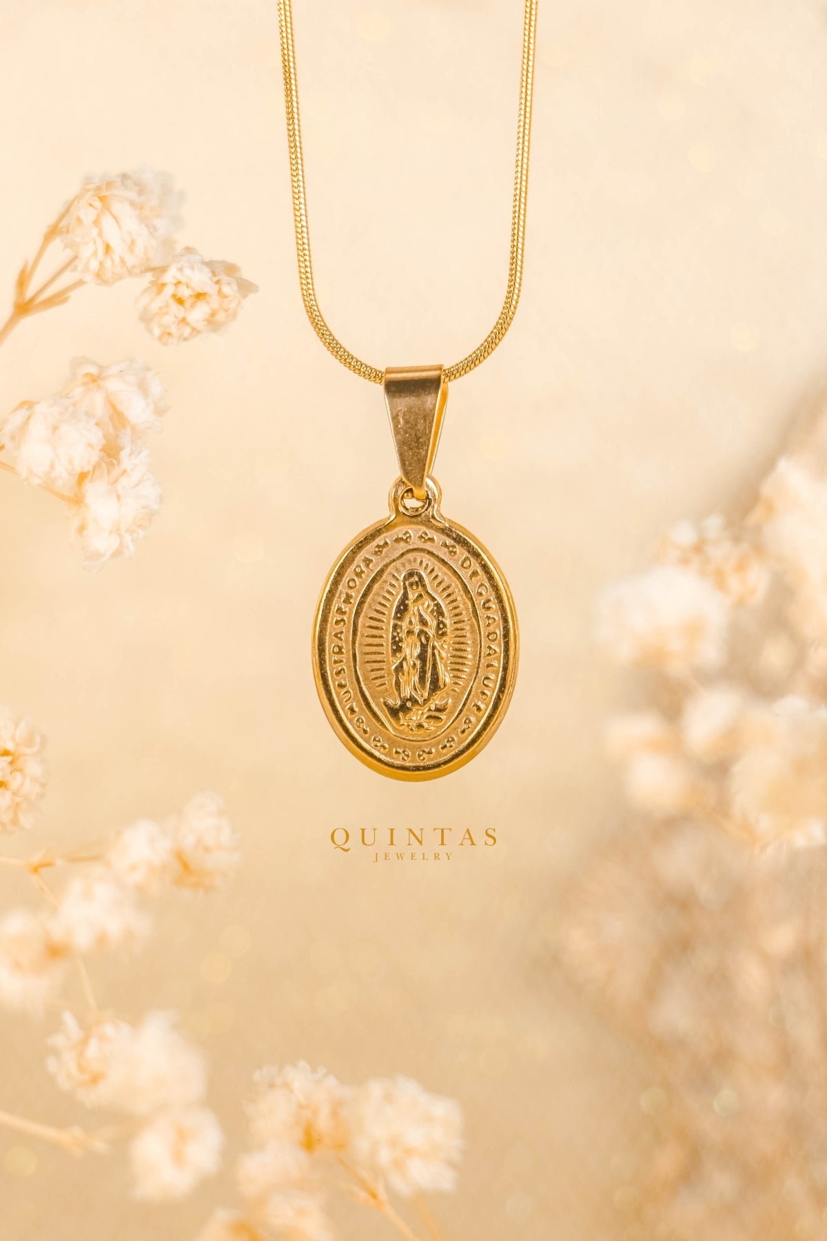 Guadalupe Medallion Necklace